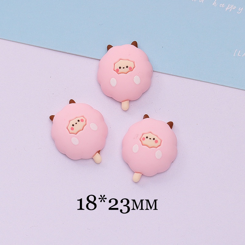 Set 10 Kẹp Tóc Hình Que Kem / Hamburger / Thức Ăn Độc Đáo Dễ Thương Diy