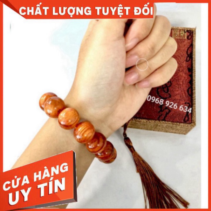 VÒNG TAY PHONG THUY VONG TAY GỖ HUYẾT LONG