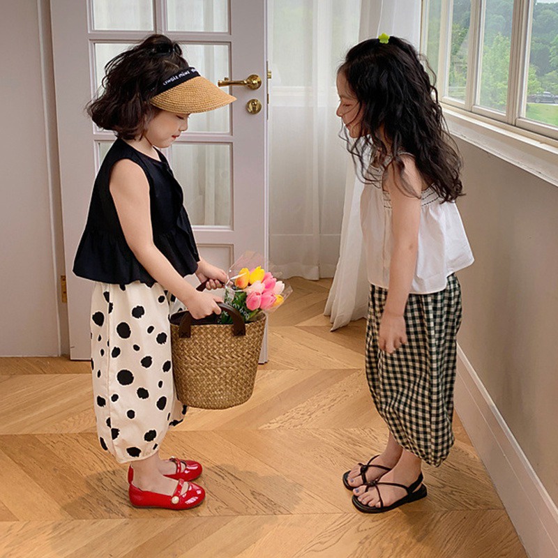 Set Áo Hai Dây Và Quần Ngắn Thời Trang Cho Bé Gái