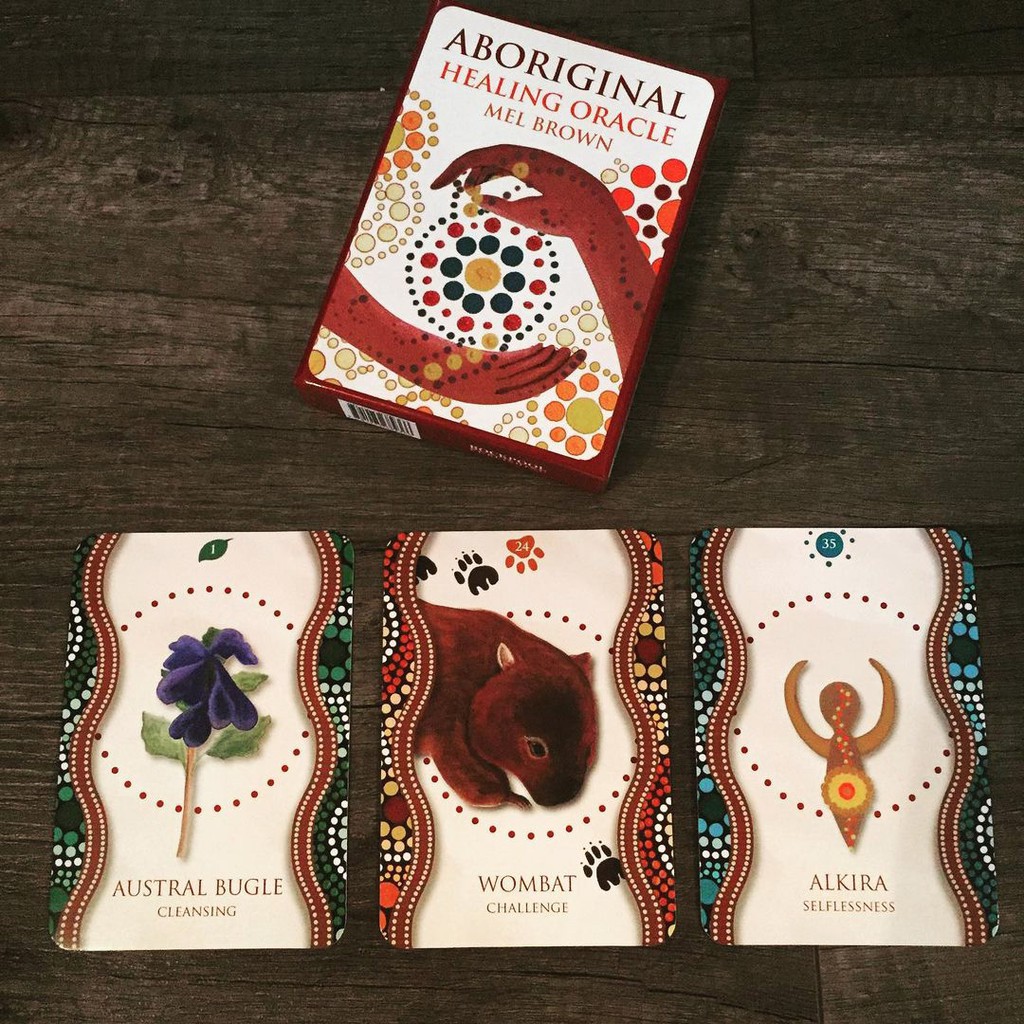 Bộ Bài Aboriginal Healing Oracle (Mystic House Tarot Shop) - Bài Gốc Authentic Chính Hãng 100%