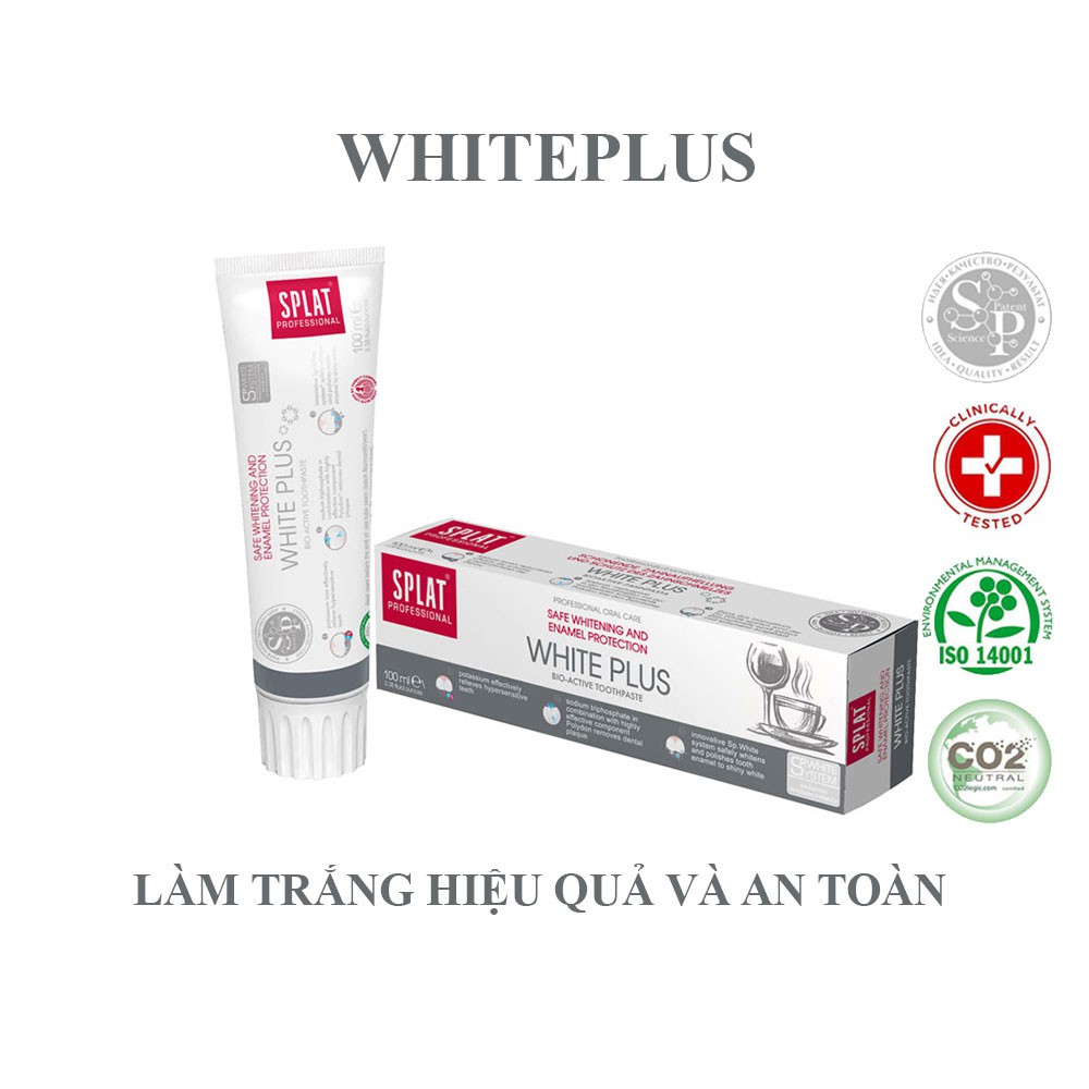 Kem Đánh Răng Splat White Plus Professional Series (40ml) - Chính hãng 100%