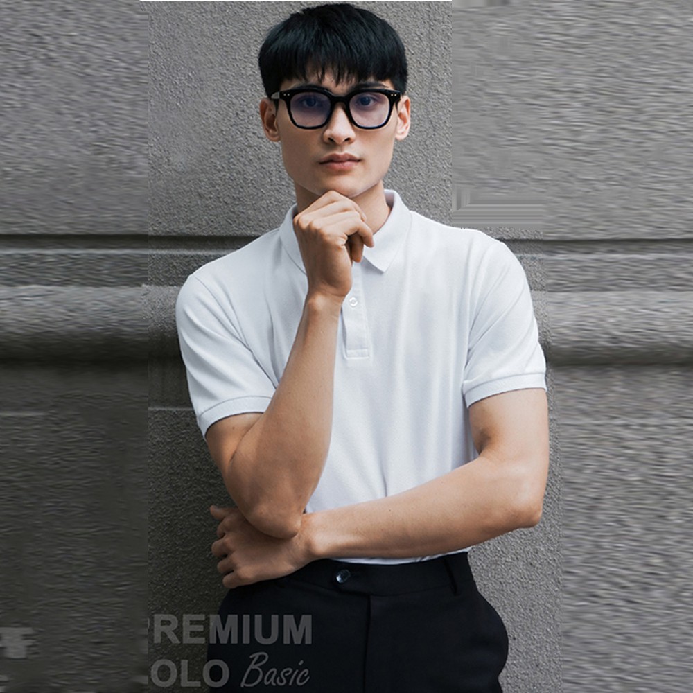 Áo thun nam POLO trơn vải cá sấu cotton cao cấp ngắn tay  sang trọng trắng- Glory A10521TR | BigBuy360 - bigbuy360.vn