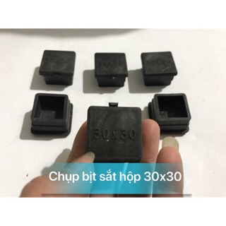 Combo 10 Chụp Bịt Cao Su Trong Sắt Hộp 30x30 Giá Rẻ