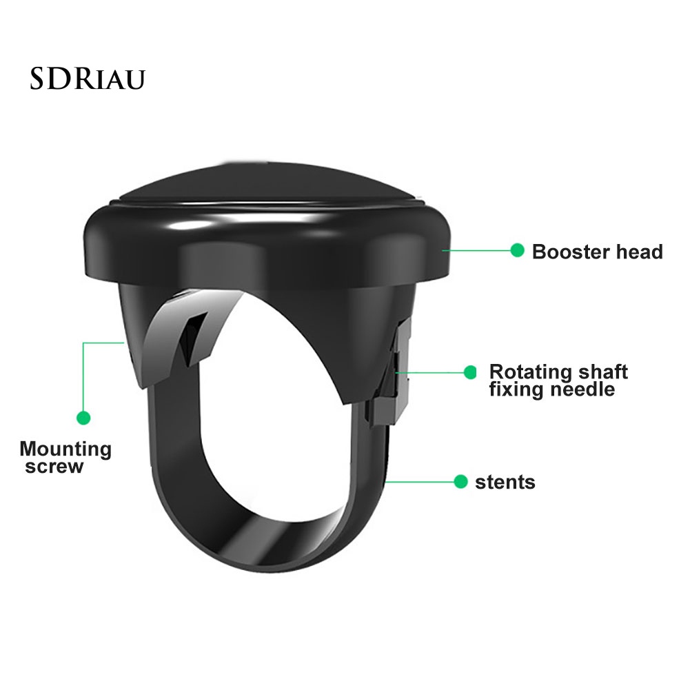 Tay Nắm Gắn Vô Lăng Xe Hơi / Xe Tải Có Núm Xoay Điều Khiển