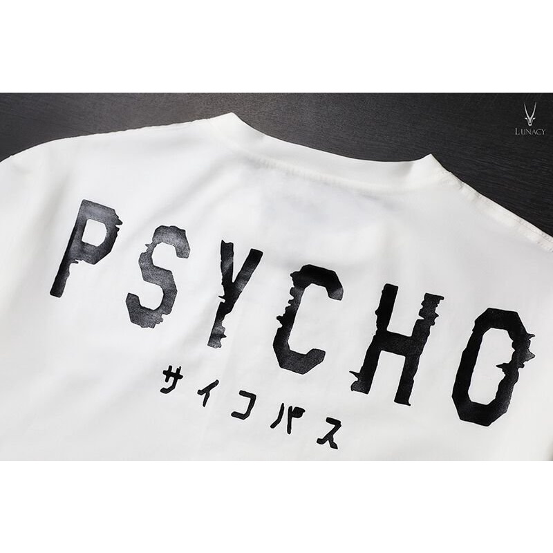 Áo Thun In hình Pyscho Decal Unisex Form Rộng Ullzang