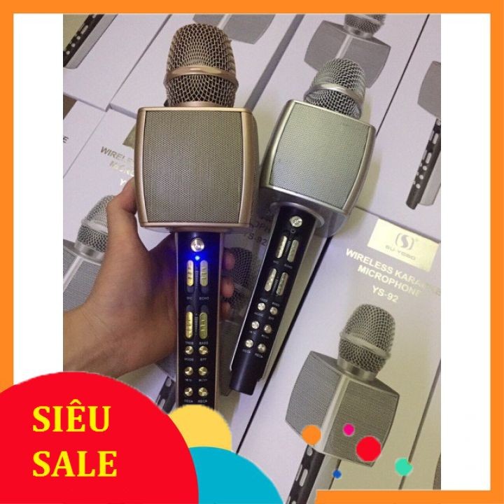 Micro Karaoke Bluetooth Cao Cấp SU YOSD YS-92 Âm Thanh Cực Vang