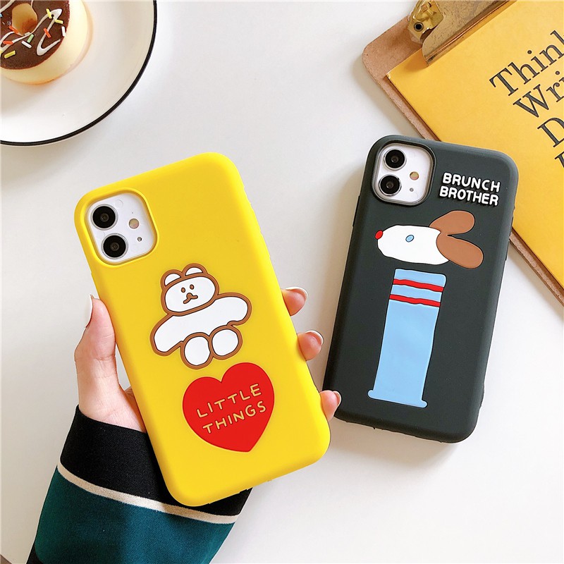 Ốp lưng iPhone 11 Pro Max iPhone X Xs XR iPhone 7 Plus iPhone 8 Plus iPhone 6 Plus Line Cat and Graffiti Phone Case Silicone Soft Case | BigBuy360 - bigbuy360.vn