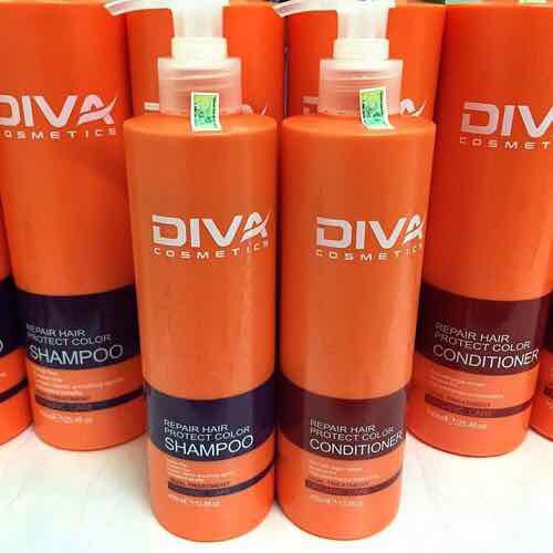 CẶP DẦU GỘI DIVA CAM PHỤC HỒI VÀ GIỮ MÀU ORGANIC