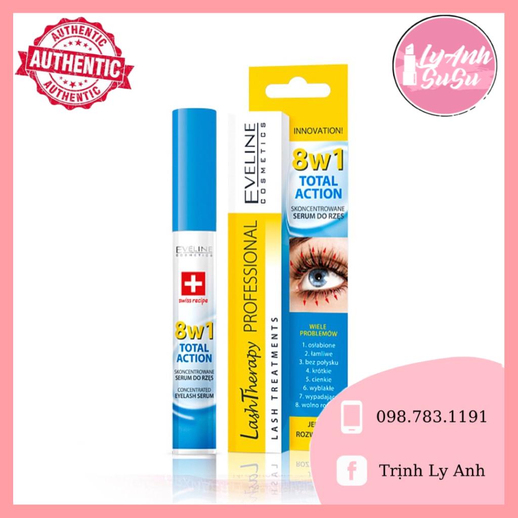 Huyết thanh Dưỡng mi Eveline Nga 8 in 1 Total Action Lash Therapy professional