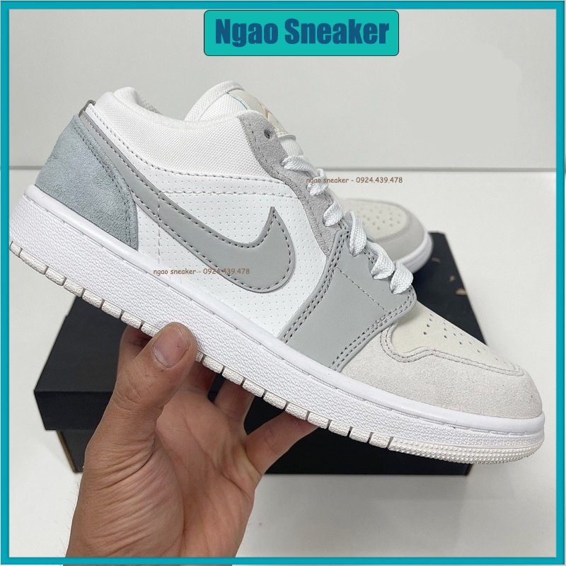 Giày Sneaker Jordan 1 Paris phiên bản cao cấp, giày jd low paris full pk đủ size nam nữ