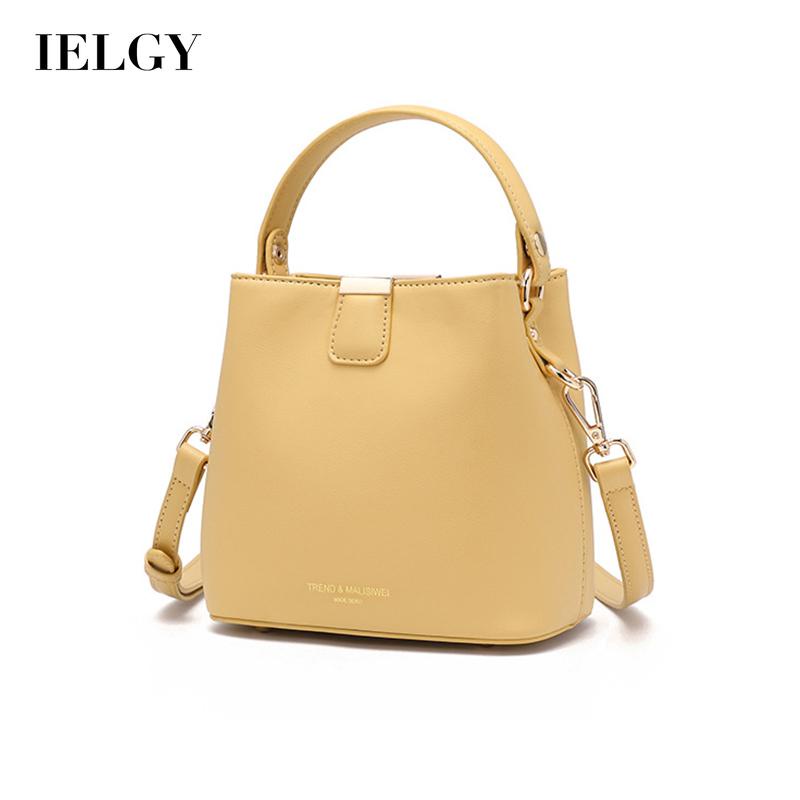 Túi đeo vai IELGY cỡ lớn màu trơn thời trang cho nữ