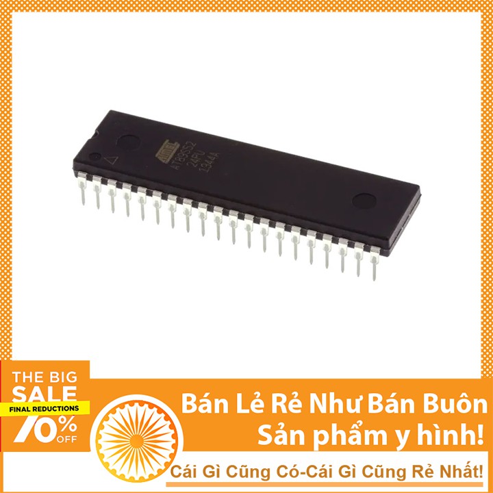 Linh Kiện AT89S52 24PU DIP40 ( 8051 ) Giá Rẻ