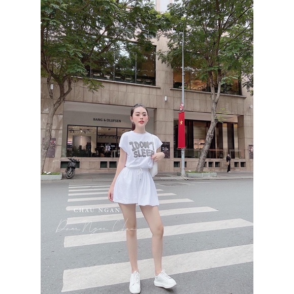I DONT SLEPP - Set Đùi rộng Giả Váyy | BigBuy360 - bigbuy360.vn