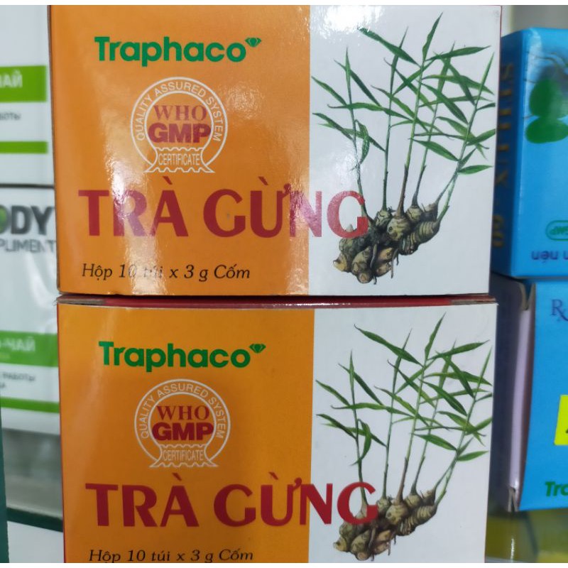 Trà Gừng Traphaco 10 túi- Giúp Ấm Thân Nhiệt