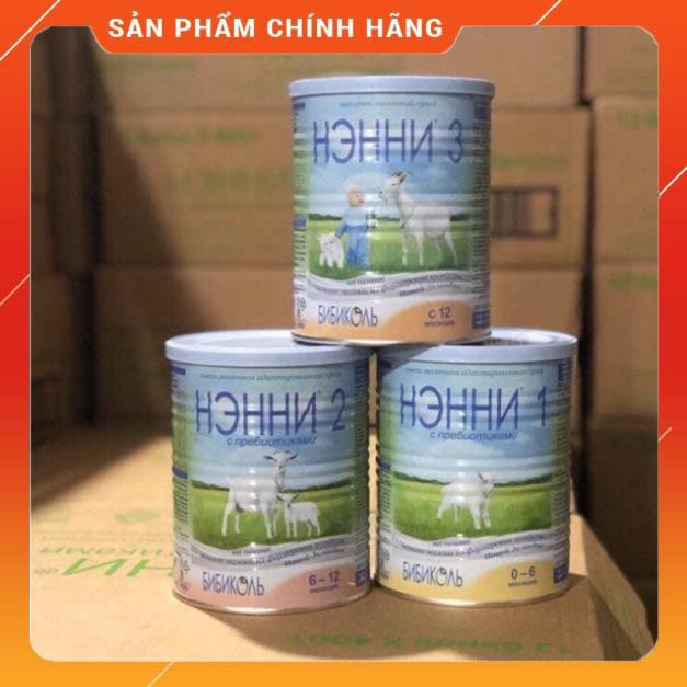 [Xả kho] Sữa dê Nany Vitacare bổ sung DHA 400g số 1-2-3 (Nga)