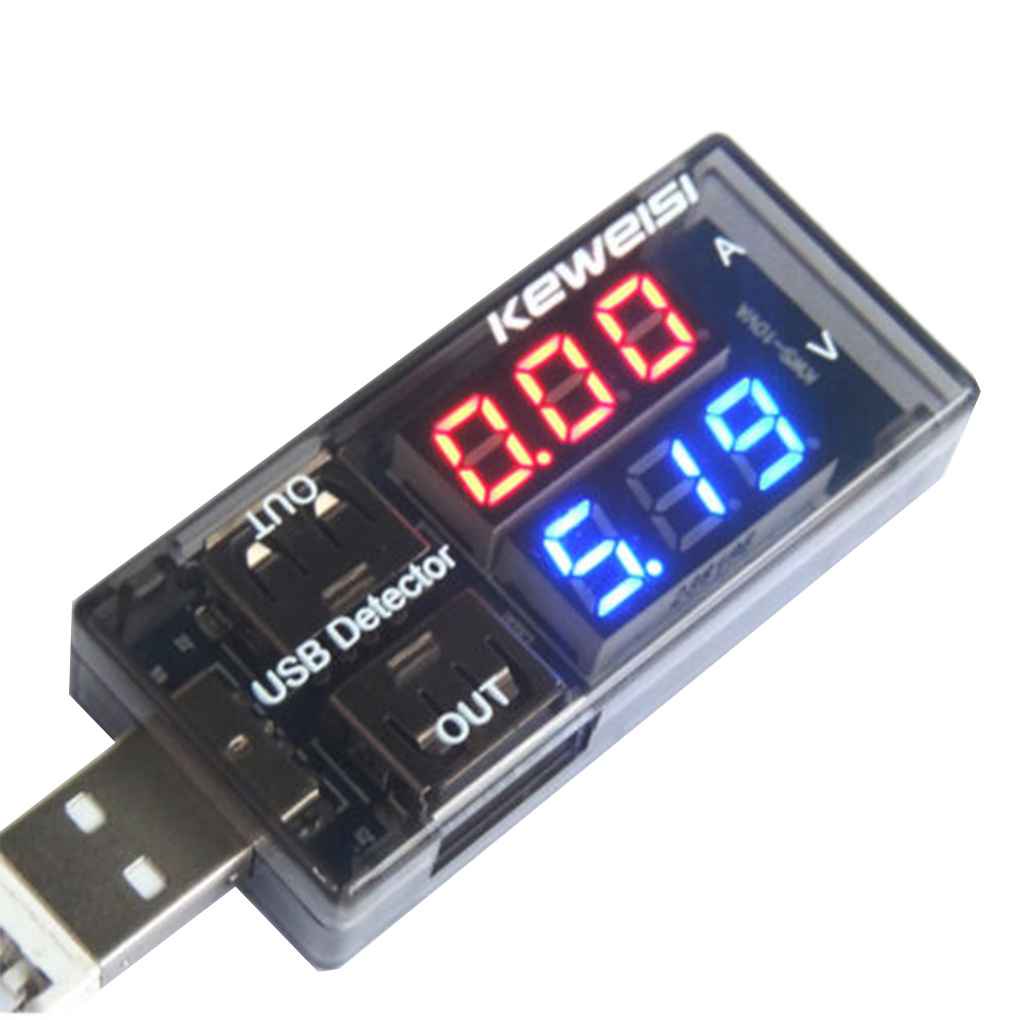 Runbu-USB Charger Doctor Current Voltage Charging Detector Battery Voltmeter Ammeter For Factories Laboratory
