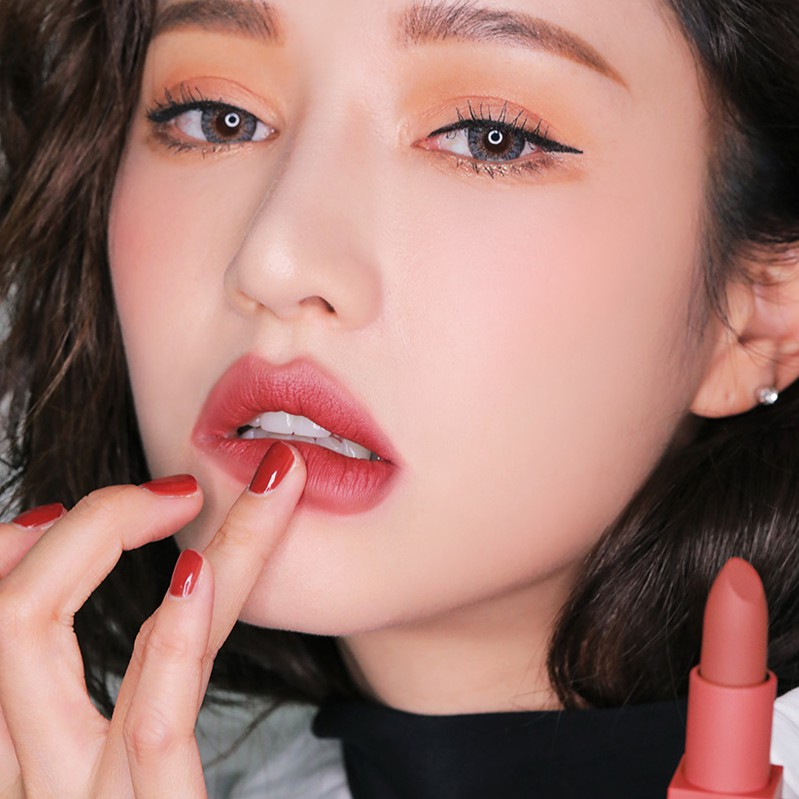 Son Lì 3CE Màu 221 Hồng Đất - 3CE Mood Recipe Matte Lip Color 221 Mellow Flower 2017