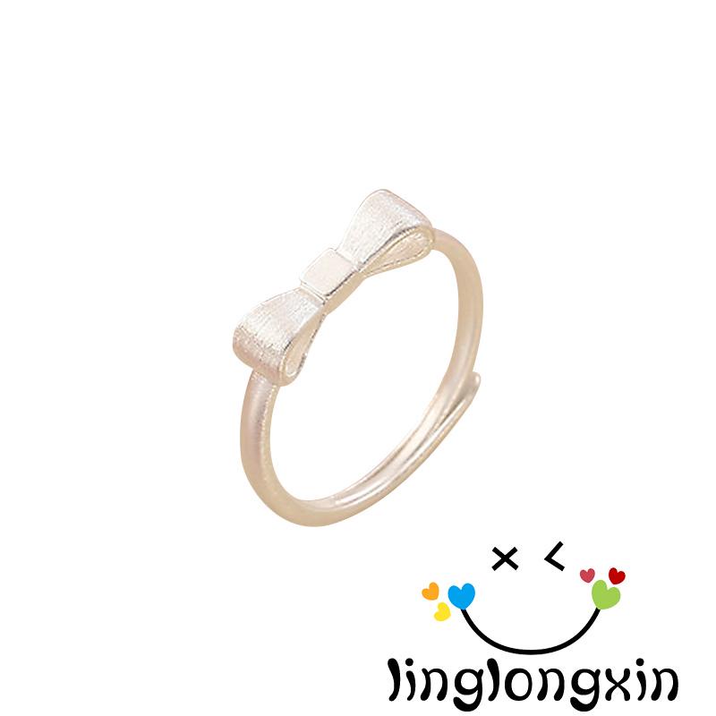 Nhẫn hình nơ hoạt hình có thể điều chỉnh kích thước cho nữ