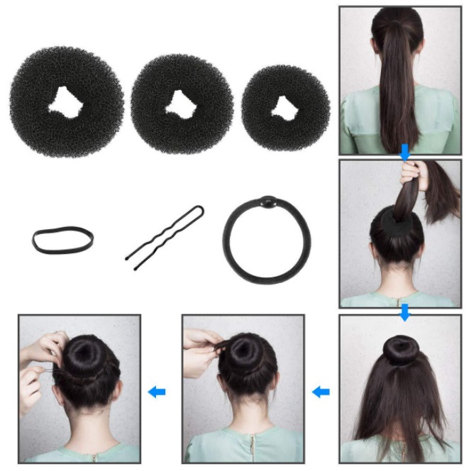 [HCM] Bộ Dụng Cụ Làm Tóc 60 Chi Tiết Giúp Tạo Nhiều Kiểu Tóc Cực Xinh - Dụng Cụ Hỗ Trợ Làm Tóc