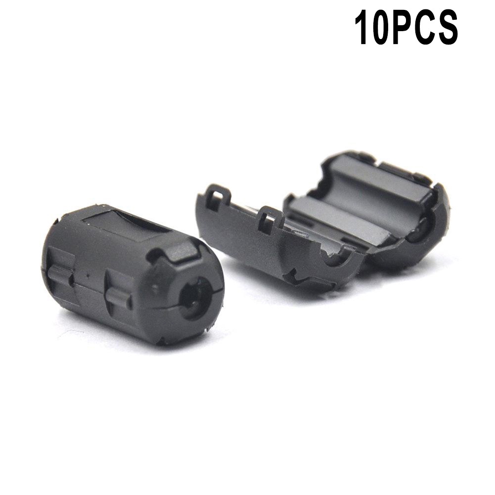 【DREAMLIFE】Noise Filter 12 X 25 Mm Noise Suppressor Filter On Wire RFI EMI Ring Cable Clip