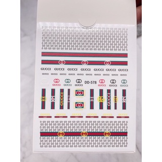 sticker 3d thương hiệu dán móng tay nail