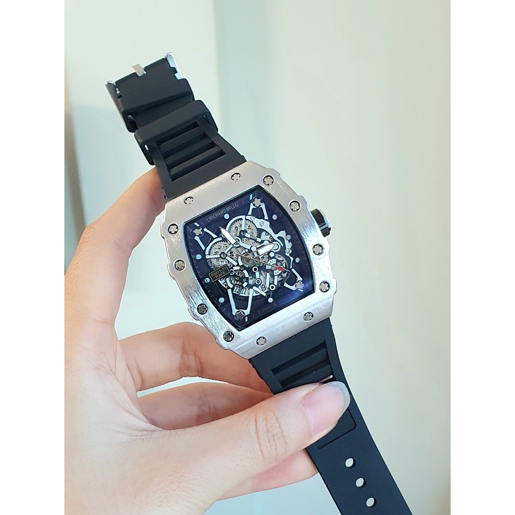 Đồng Hồ Richard Mille Nam hàng nóng như lửa đốt mạnh mẽ trẻ trung hiện đại giá siêu rẻ full box 1 năm BH