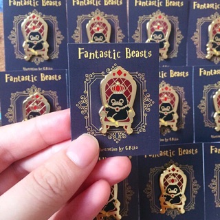 Huy hiệu enamel pin Niffler - Fantastics Beasts