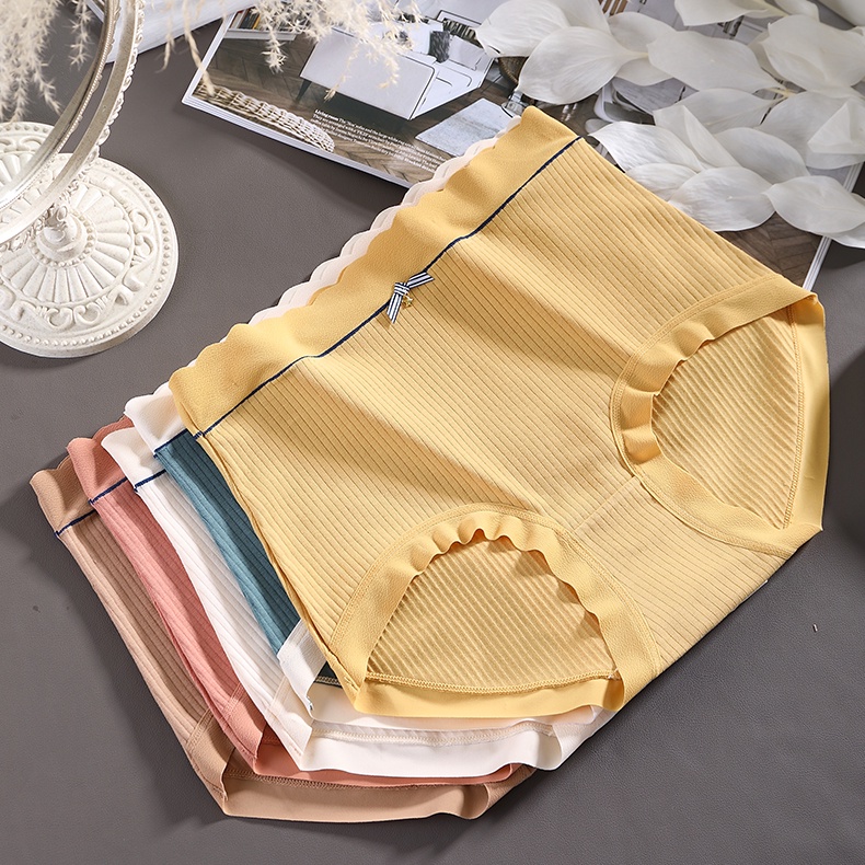Plus Quần Lót Cotton Lưng Cao Kháng Khuẩn Size 40-100Kg Cho Nữ