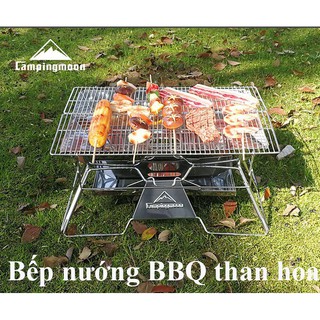 Bếp nướng BBQ than hoa dã ngoại Campingmoon MT3 8-10 người