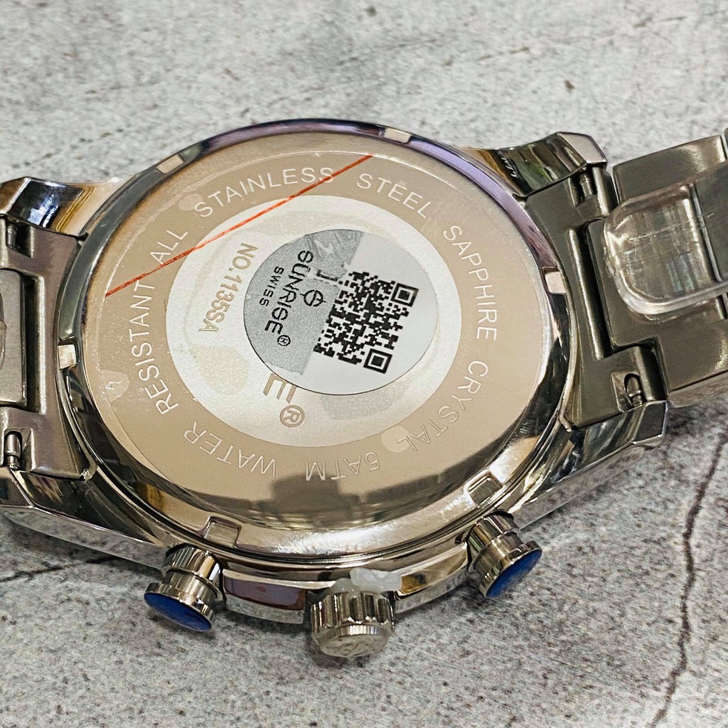 Đồng hồ Sunrise Nam chính hãng M1135SA.D.D - kính saphire chống trầy - chống nước 30
