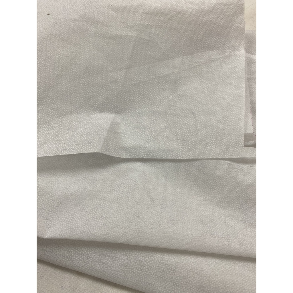 Keo giấy hột màu trắng - đen dùng làm lưng quần khổ 1x1,2m