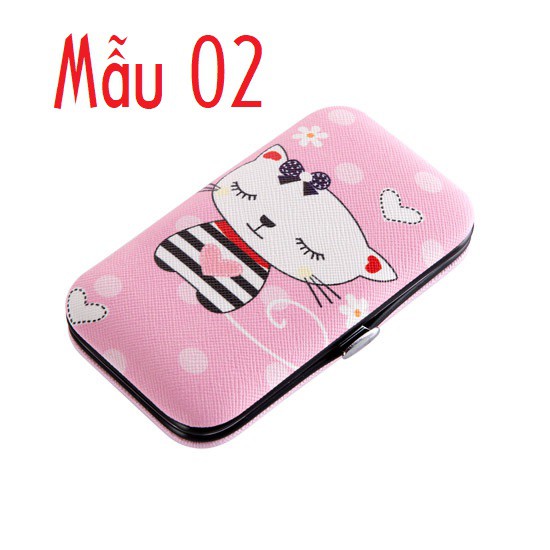 Bộ dụng cụ cắt tỉa móng tay gồm 7 món bằng thép không gỉ, sắc bén nhỏ gọn