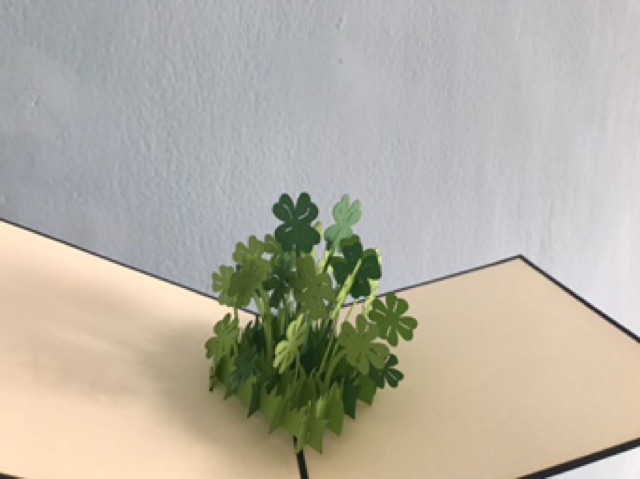 Thiệp 3d cỏ 4 lá tặng sinh nhật, cảm ơn | BigBuy360 - bigbuy360.vn