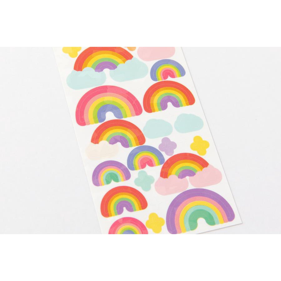 Set 2 Tấm Sticker ARTBOX Hàn Quốc Cầu Vồng Hologram Lấp Lánh Dễ Thương