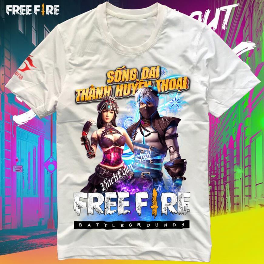 HOT- Áo Free Fire Ma Búp Bê FF -áo game HOT