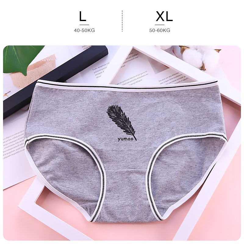 Quần lót nữ cotton cao cấp co giãn kháng khuẩn in hình đáng yêu dễ thương QL24 | BigBuy360 - bigbuy360.vn