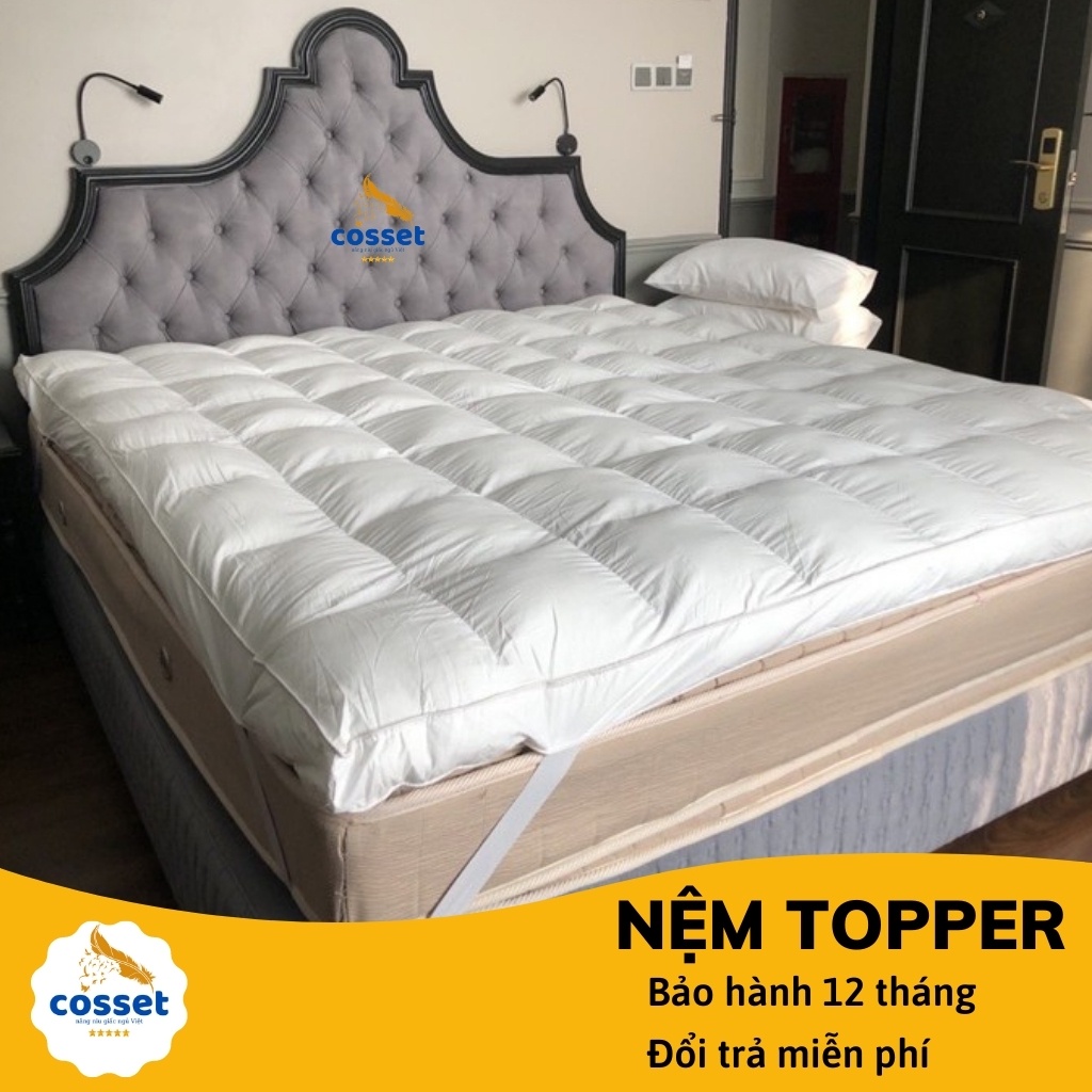 Topper Nệm Khách Sạn - Tấm Làm Mềm Nệm Cao Cấp Topper Êm Ái Chuyên Trang Bị Cho Khách Sạn 4 - 5 Sao