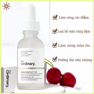 Serum dưỡng trắng da The Ordinary Alpha Arbutin 2% + HA