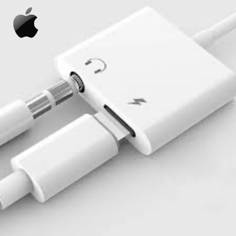 Jack Chuyển Đổi Chia Cổng Cho Iphone Chuẩn Apple Ra Cổng Lightning Và 3.5mm Giắc Chuyển Đổi Chia Cổng Vừa Sạc Vừa Nghe