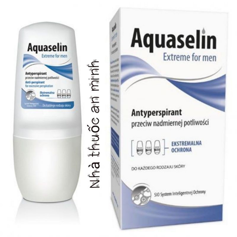 Aquaselin Extreme For Men 50 ml – Giúp giảm tiết mồ hôi và khử mùi hôi nách cho nam giới