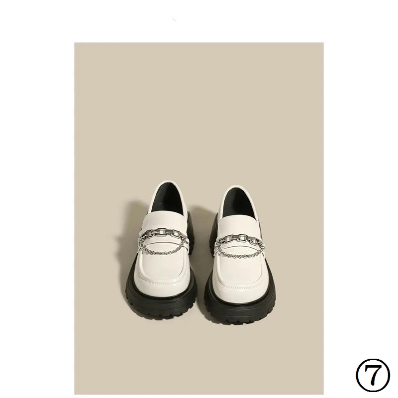 Giày Cao Gót Mũi Tròn Bằng Da Phong Cách Retro Nhật Bản Thời Trang Xuân Thu 2022 Dành Cho Nữ