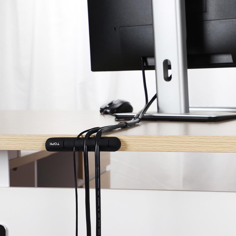 Kẹp Cố Định Dây Cáp Kết Nối Máy Tính Tiện Lợi Làm Ngăn Nắp Bàn Làm Việc | BigBuy360 - bigbuy360.vn