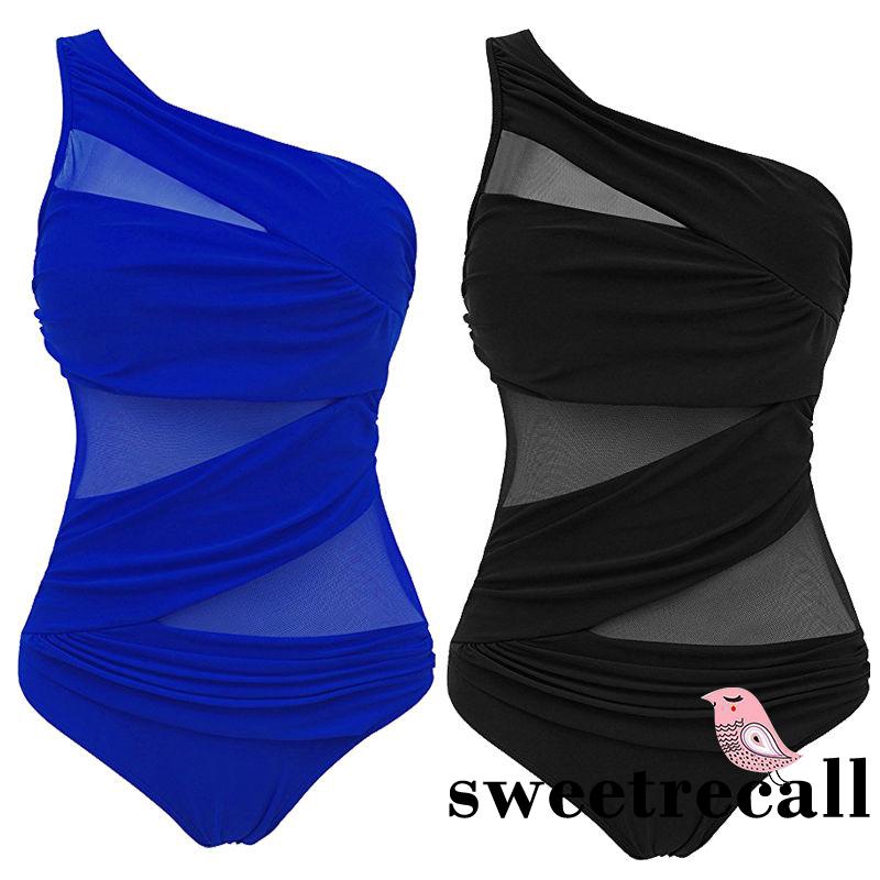 Bộ đồ bơi 1 mảnh màu trơn quyến rũ dành cho nữ | BigBuy360 - bigbuy360.vn