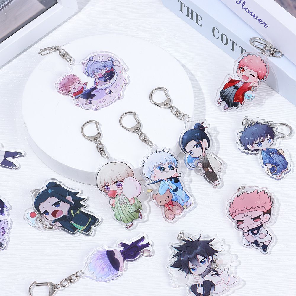 Móc Khóa Acrylic Họa Tiết Hoạt Hình Gojo Gofu Kuroe Dễ Thương