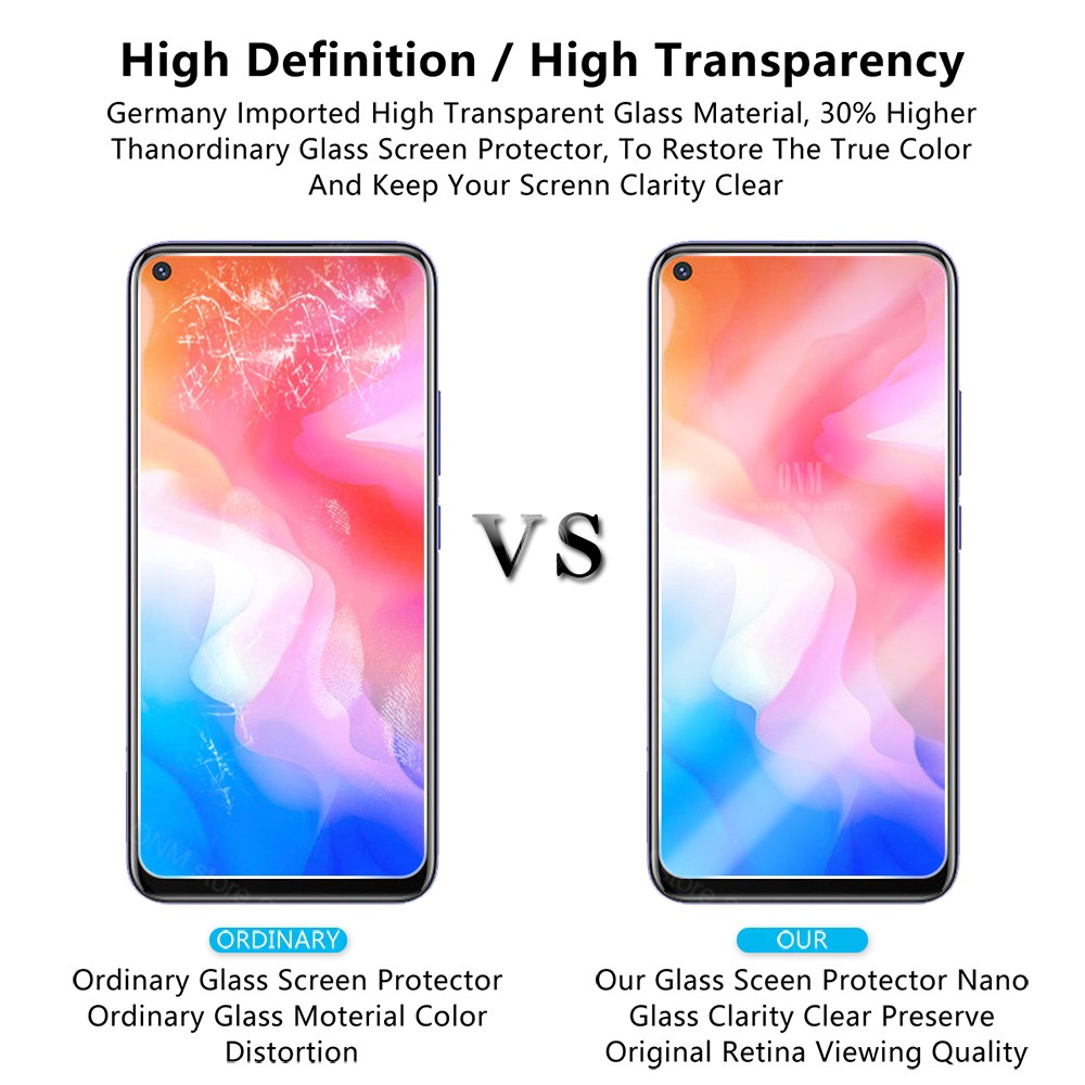 Kính cường lực cho Vivo V27e V25 5G V23 V23e V21 V19 Neo V20 SE V15 V17 Pro