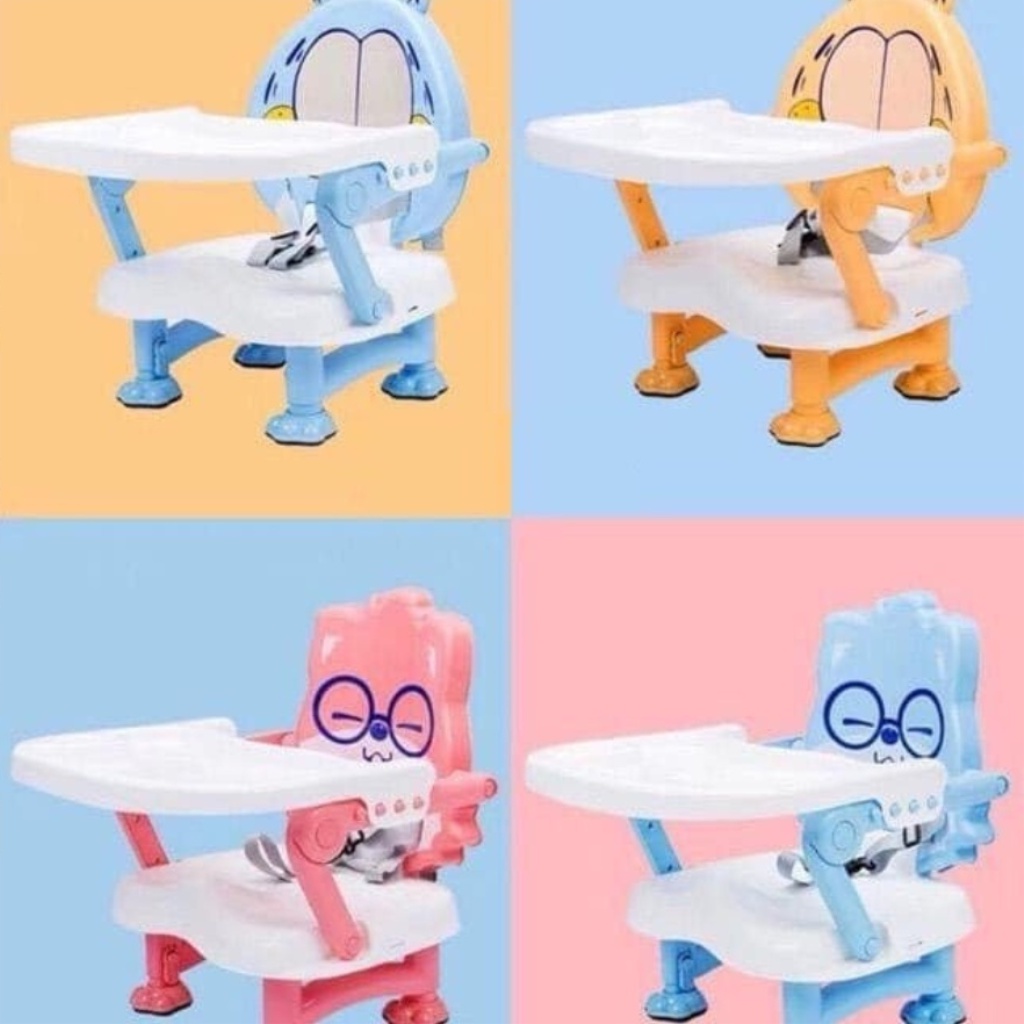 Ghế tập ngồi cho bé ăn dặm, có đai an toàn cho bé