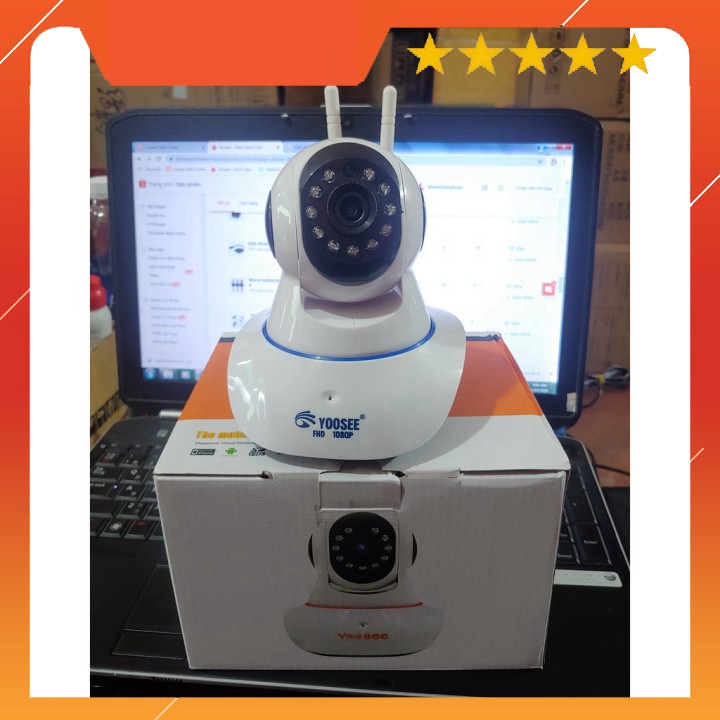 XẢ KHO - BÁN VỐN XẢ KHO -  CAMERA YOOSEE IP 3.0 2 ANTEN BTC01 KJGHFUROT9578