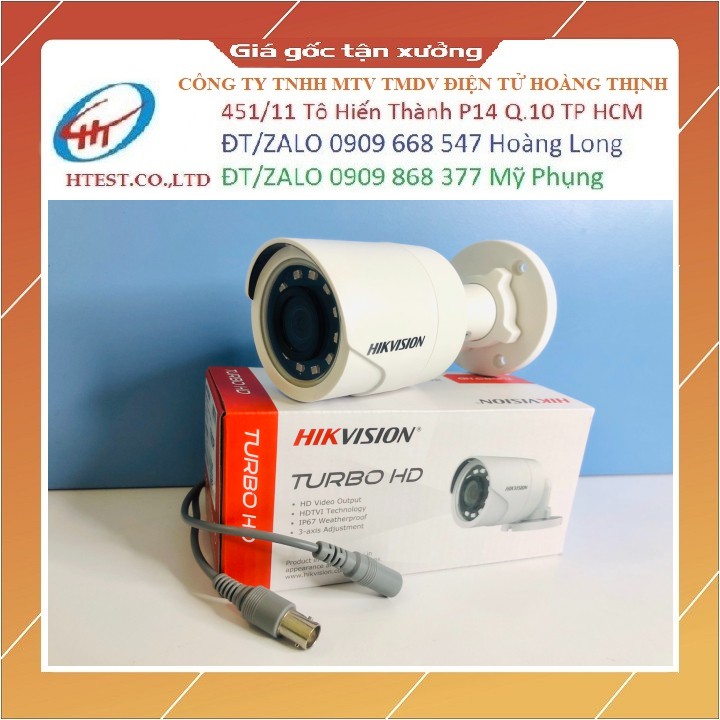 Camera hồng ngoại Hikvision HD TVI 2.0Mpx 1080p DS-2CE16C0T-IRP