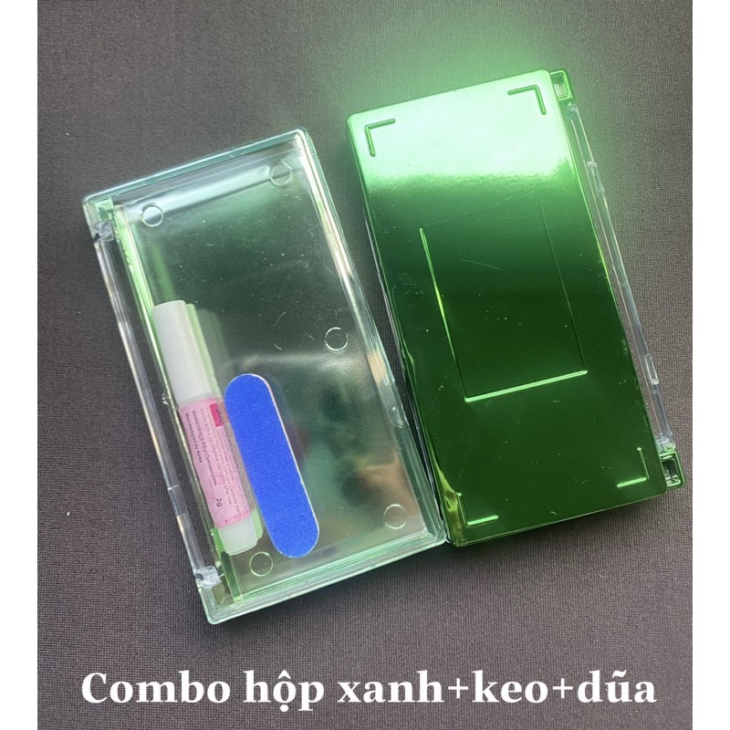 ❣Combo hộp đựng móng úp + dũa + keo dán móng 2g ( nhiều lựa chọn )