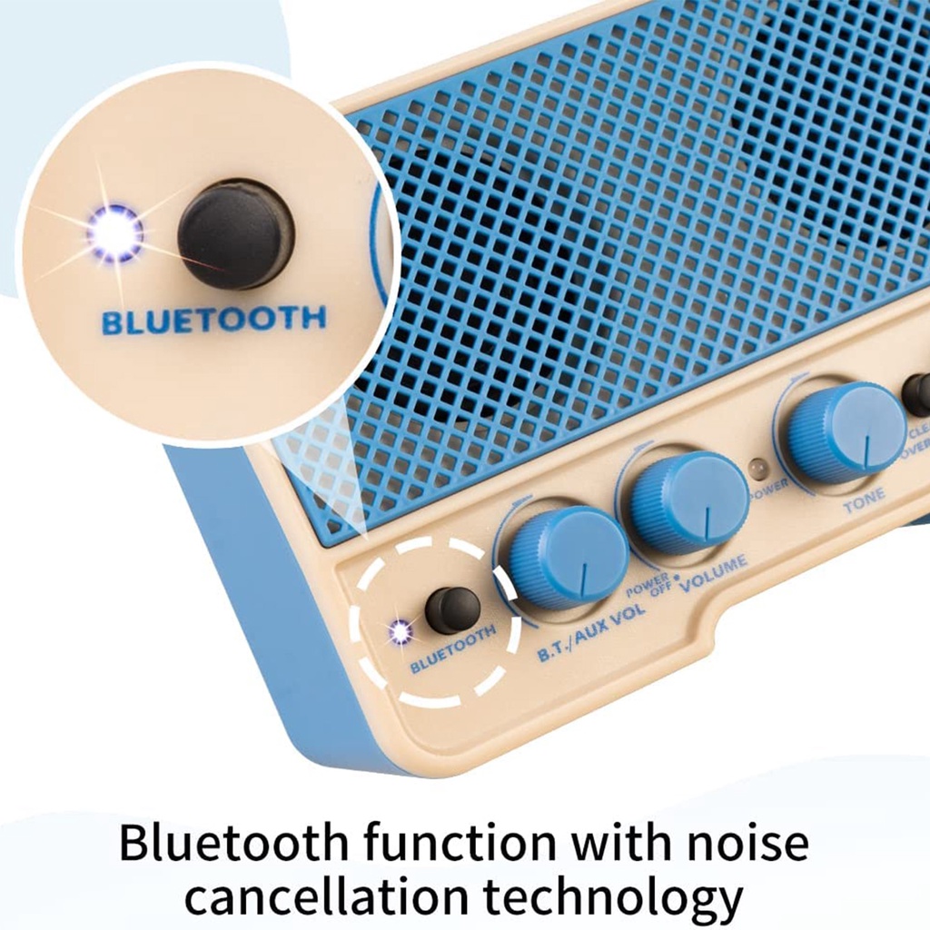 Bộ Khuếch Đại Âm Thanh JOYO JA-02 II Mini Hai Kênh Làm Sạch Hiệu Ứng Overdirve Kết Nối Bluetooth 5.0 AUX